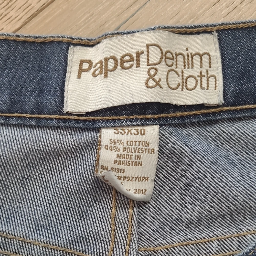 Paper Denim & Cloth Jeans Men's sz 33/308 Straight Leg Denim Jeans